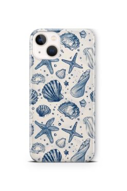 Space Star iPhone 13 Uyumlu Deniz Yıldızı Tasarım Baskılı Şeffaf Kılıf