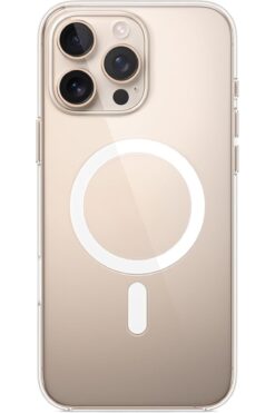 EVAX (MAGSAFE KILIF) Iphone 16 Pro Max Için Magsafe Özellikli Şeffaf Kılıf Wireless Silikon Kılıf