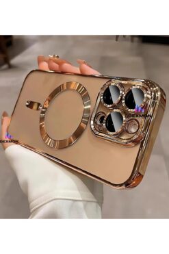 Dexmon iPhone 16 Pro Max Uyumlu Kılıf Kamera Lens ve Hoparlör Toz Korumalı Magsafe Şarj Özellikli Silikon