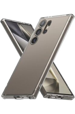 Fibaks Samsung Galaxy S24 Ultra Kılıf Kamera Korumalı Renksiz Şeffaf Esnek Renksiz Silikon Kapak