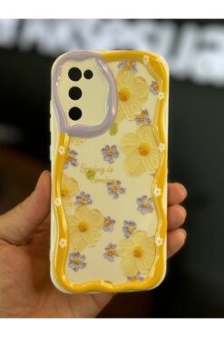 Fibaks Galaxy S20 Fe Uyumlu Kılıf Tasarımlı Desenli Kamera Korumalı Papatya Çiçek Renkli Silikon Kapak