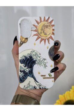 Magic Ring Iphone 16 Uyumlu İçi Kadife Lansman Baskılı Kılıf