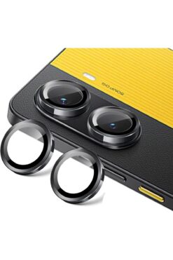 m.tk moveteck Xiaomi Poco X7 Pro Uyumlu Kamera Koruma Lens Koruyucu Temperli Cam Uygulama Aparatlı Kırılmaz Camı