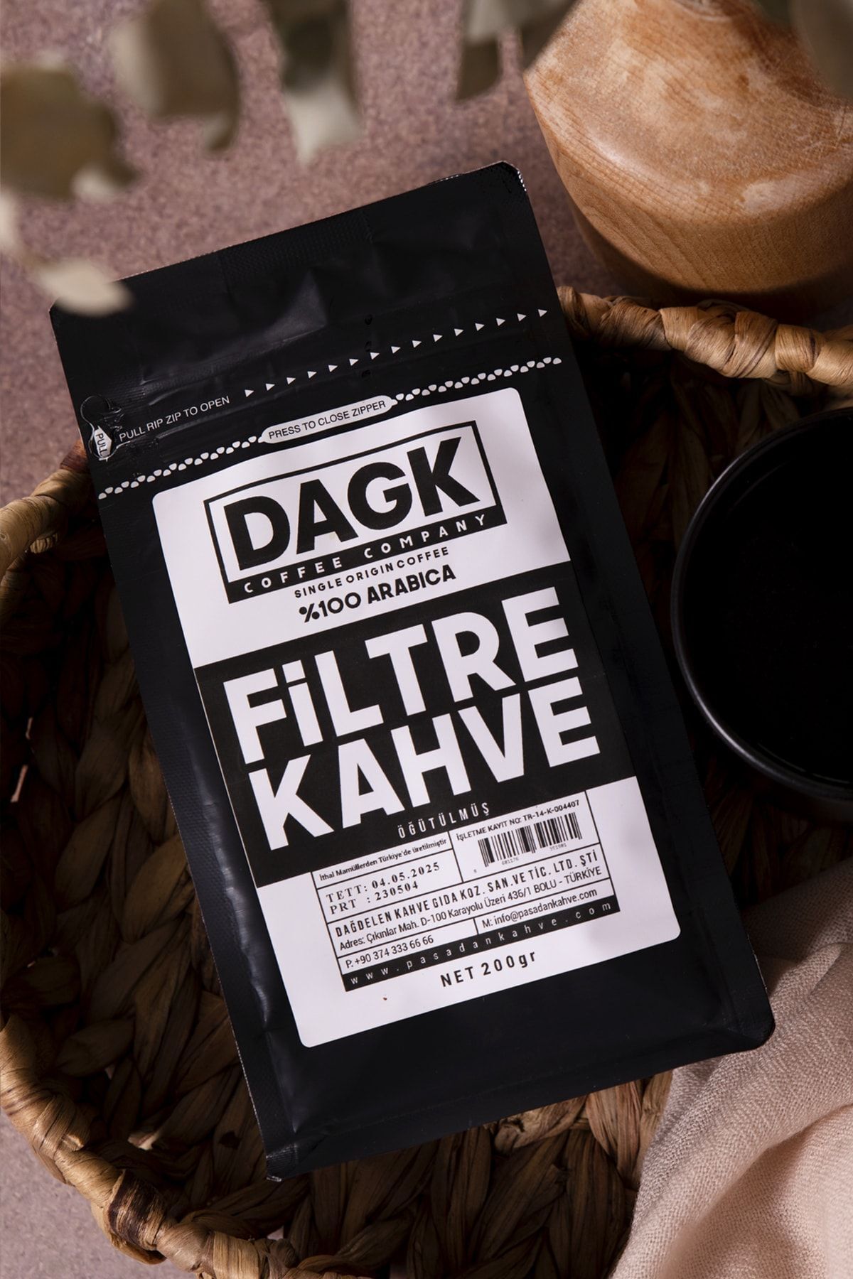 Dagk Filtre Kahve 200gr Öğütülmüş - Görsel 2