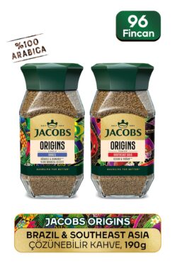 Jacobs Origins Brazil & Southeast Asia Çözüneblir Kahve 2 X 95g
