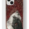 moonset Iphone 13 Uyumlu Atlar Tasarımlı Baskılı Şeffaf Telefon Kılıfı