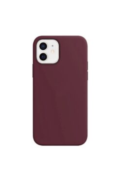 Marselit iphone 11 Uyumlu Premium Lansman Liquid Silikon Kılıf İçi Kadife-Bordo