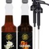 By Tüfekçi Karamel Vanilya Aromalı Kahve, Kokteyl Ve Pasta Şurubu 2x750 ml Pompa Hediyeli