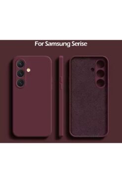 m.tk moveteck Samsung Galaxy A56 Kılıf Lansman Kamera Korumalı içi Kadife Yumuşak Renkli Silikon Mat Hisli Kapak