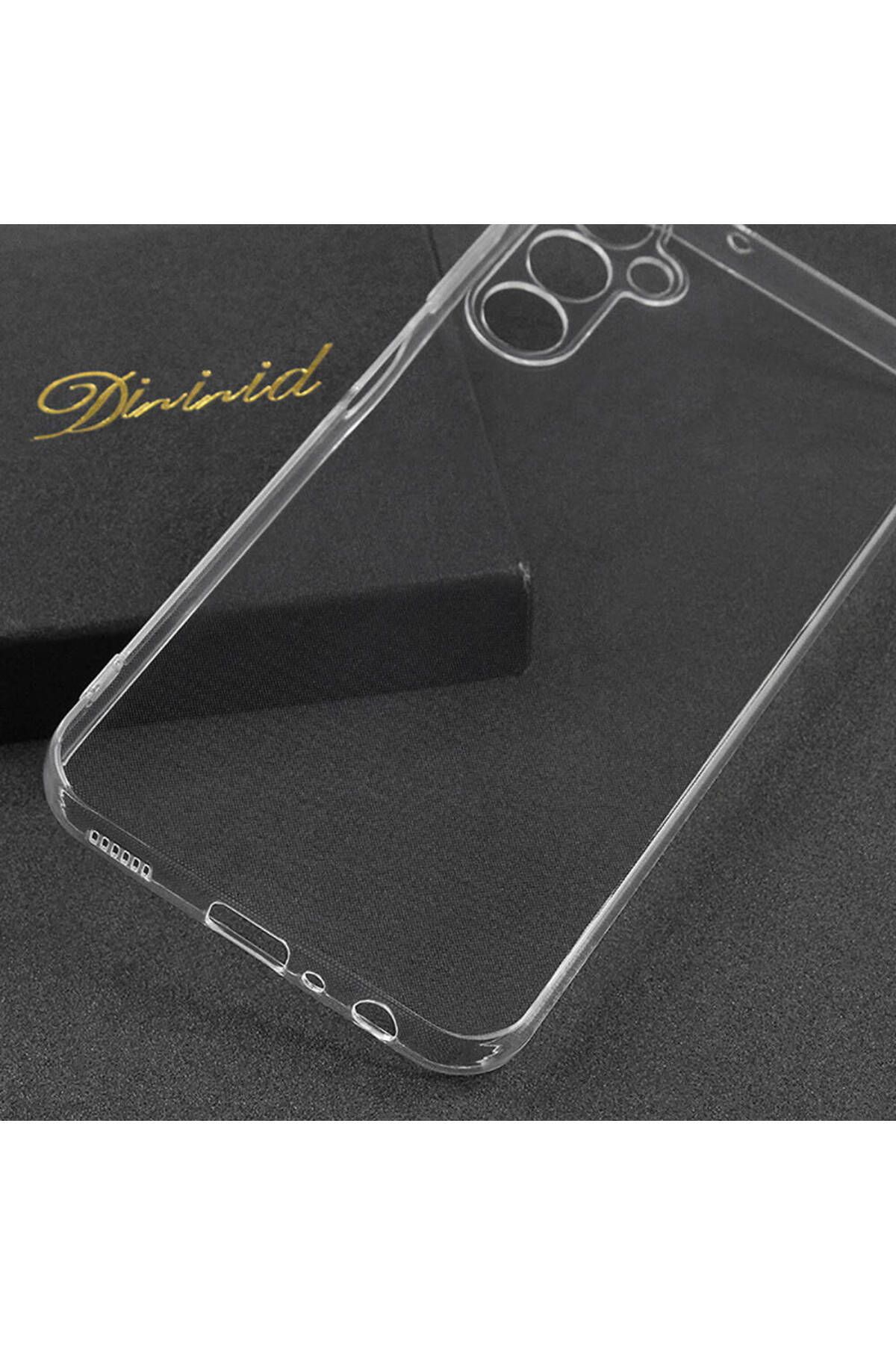 Fibaks Samsung Galaxy A35 Kılıf Kamera Korumalı Renksiz Şeffaf Esnek Silikon Kapak - Görsel 6