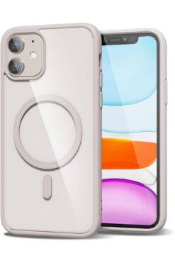 Powerfox Iphone 11 Uyumlu Köşeli (12 GÖRÜNÜMLÜ) Kamera Çıkıntılı Kenarı Renkli Hassas Butonlu Magsafe Kılıf
