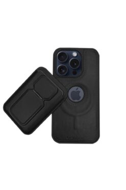 ERMER IPHONE 16 PROMAX İÇİN MAGSAFE CÜZDANLI MIKNATISLI LÜKS DERİ KILIF