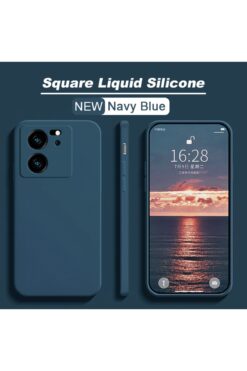 Fibaks Xiaomi Mi 13T - 13T Pro Kılıf Kadife Lansman Soft Yumuşak Liquid Silikon Kamera Korumalı Kapak