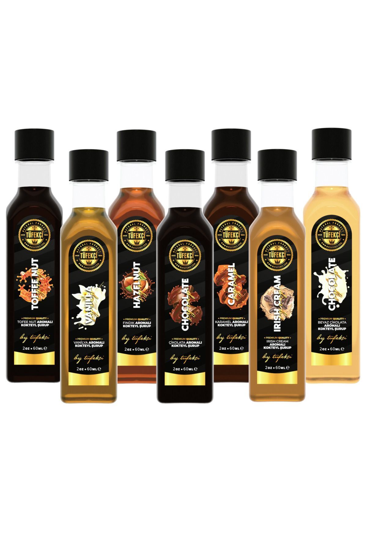 By Tüfekçi 7'lı Yoğun Form Yüksek Aromalı Yeni Formül (7x60ml)