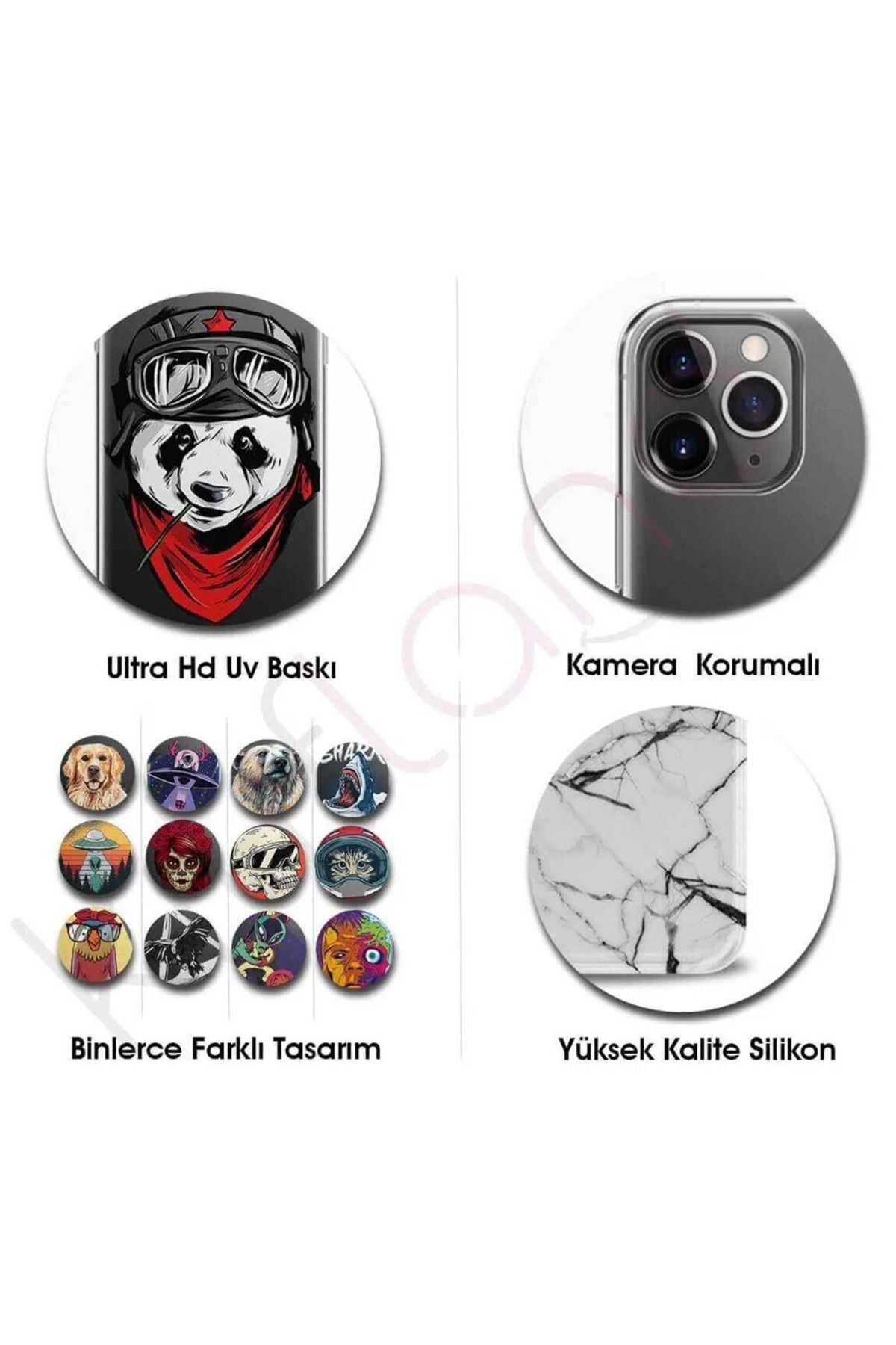 Kılıfland Xiaomi Redmi Note 12S Kılıf Boutique Baskılı Resimli Yeşil Papatyalar Pcode -041 - Görsel 2