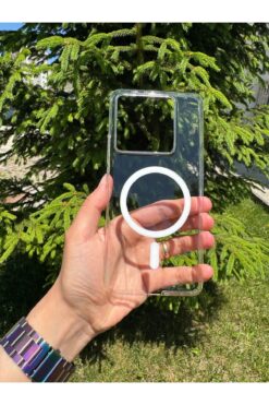 Deppo Trend Xiaomi Mi 14T Pro Uyumlu Kılıf Sert Sararmaz Magsafe Kamera Korumalı Koruyucu Dayanıklı Kapak