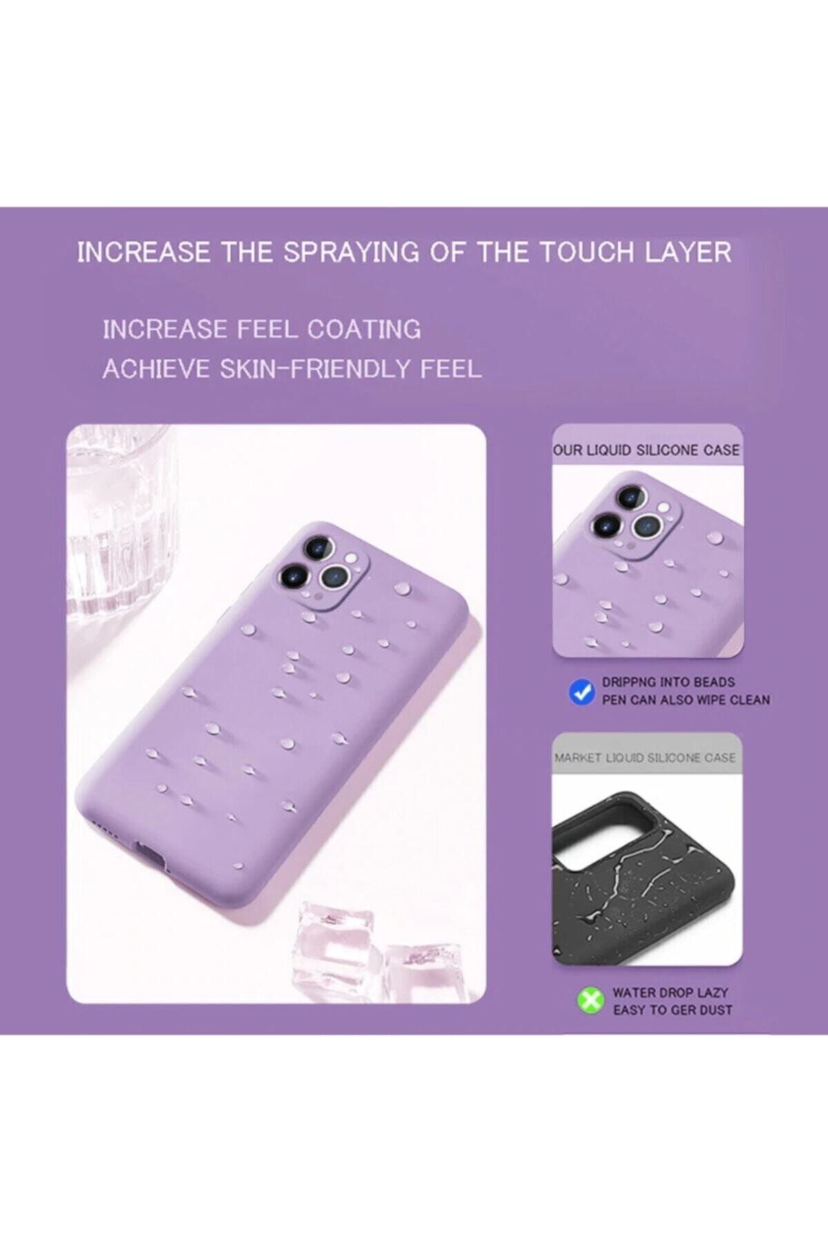 Fibaks Apple Iphone 12 Pro Uyumlu Kılıf Lansman Kadife Kamera Korumalı Yumuşak Silikon - Görsel 3