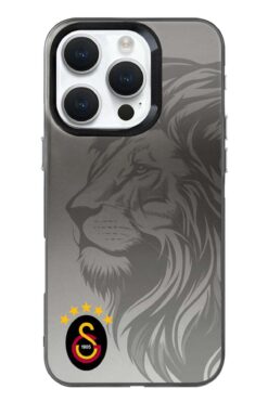 Galatasaray iPhone 16 Pro Max Uyumlu Galatasaray 5 Yıldız Aslan Premium Lisanslı Telefon Kılıfı