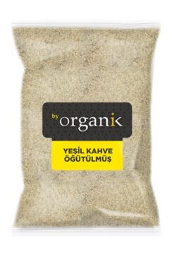BY ORGANİK Yeşil Kahve Toz 100 gr ( Orjinal, Taze Öğütülmüş )