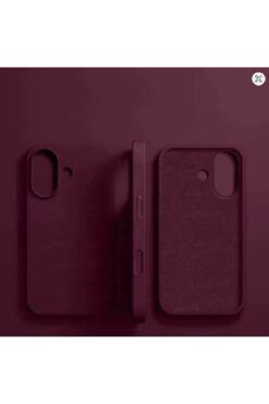 Kılıforyum iPhone 16 Kılıf Logolu içi Kadife Lansman Kılıf