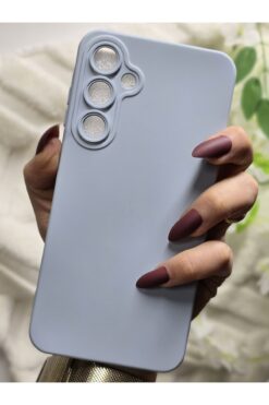 Magic Ring Samsung Galaxy A55 Uyumlu İçi Kadife Lansman Telefon Kılıfı