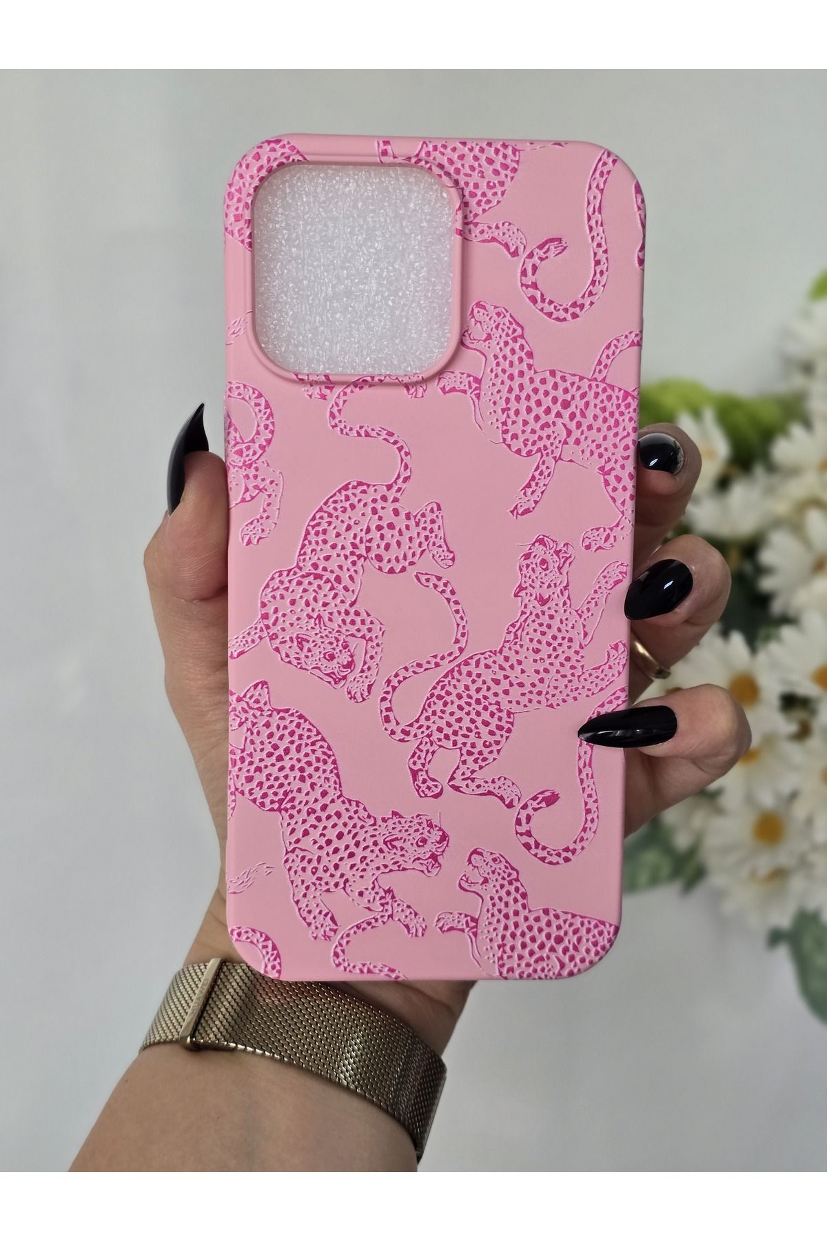 Magic Ring Iphone 16 PROMAX Uyumlu İçi Kadife Baskılı Kılıf