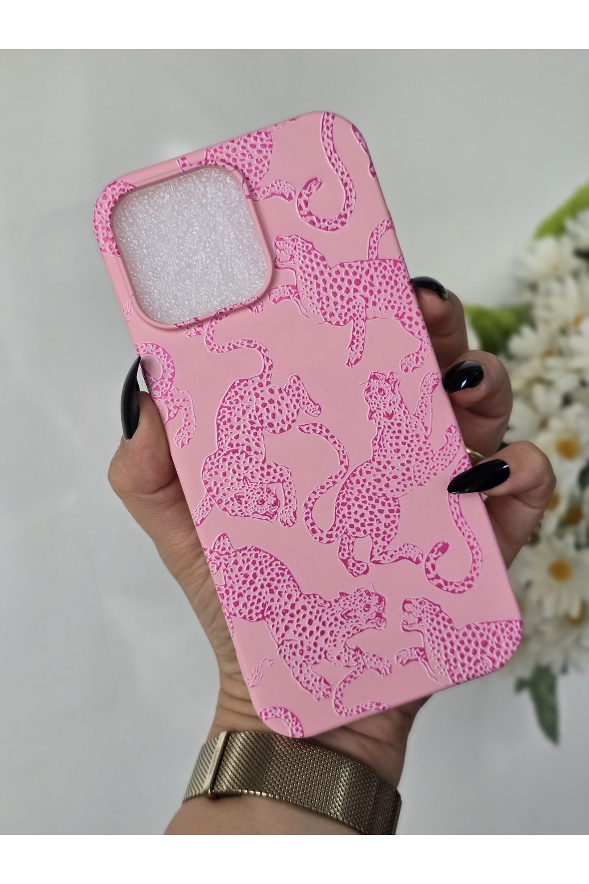 Magic Ring Iphone 16 PROMAX Uyumlu İçi Kadife Baskılı Kılıf - Görsel 2