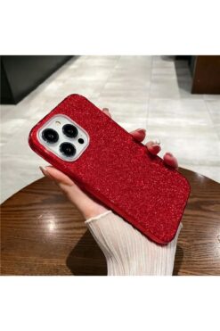 GRABONO Apple iPhone 13 Pro Max Kılıf Parlak Simli Muhteşem Görünüm, Sert ve Dayanıklı