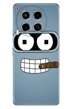 TECNO Camon 30 Kılıf Camon 30 Desenli Baskılı Silikon Robot Smoke