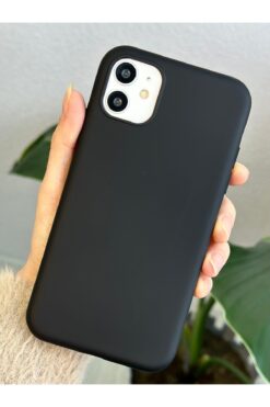 Go Aksesuar Iphone 11 Uyumlu Içi Kadife Leke Tutmaz Sıvı Silikon Lansman Kılıf