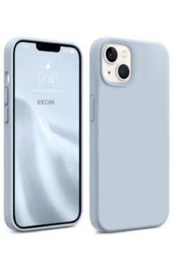 REON Iphone 13/14 Uyumlu Içi Kadife Lansman Silikon Kılıf Kapak Siyah