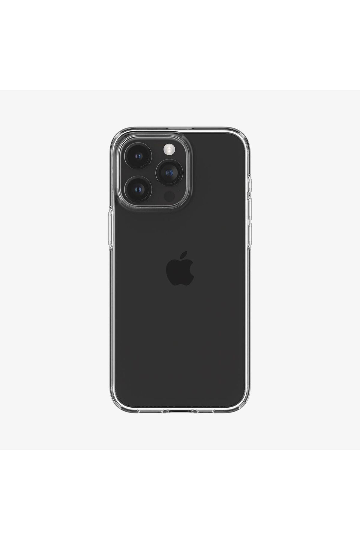 Spigen iPhone 15 Pro Max Kılıf Liquid Crystal 4 Tarafı Tam Koruma Crystal Clear - ACS06557