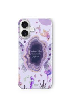 Multitronic iPhone 16 Plus Uyumlu Lavender Haze Tasarım Baskılı Şeffaf Kılıf