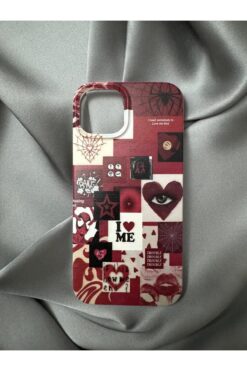 kalimera iPhone 13/14 Uyumlu Tasarım Baskılı Premium Şeffaf Kılıf