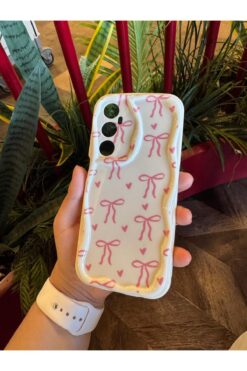 KILIF STORE realmi c65 pembe büyük fiyonklu telefon kılıfı