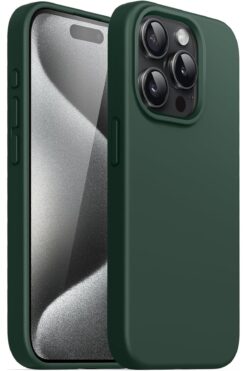 Fibaks Apple Iphone 15 Pro Uyumlu Kılıf Kadife Lansman Soft Yumuşak Liquid Silikon Kamera Korumalı Kapak