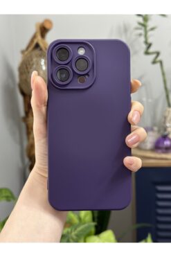 Go Aksesuar Iphone 14 Pro Uyumlu Içi Kadife Lansman Kılıf