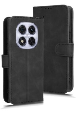 m.tk moveteck Xiaomi Redmi Note 14 Pro 5G Kılıf 360 Tam Kaplar Deri Dokulu Kapaklı Cüzdan Stand Kartvizitli Kapak