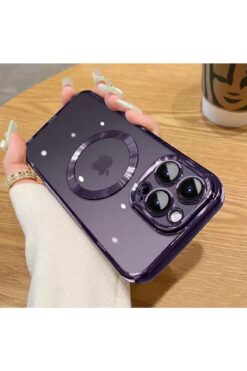 ZETT iphone 14 ProMax Uyumlu Extra Kamera Korumalı (Kamerası Cam Lensli) Lazer Lüx Kılıf Kapak Tam Koruma