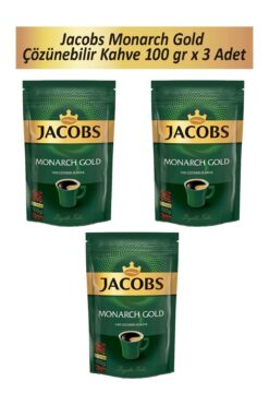 Jacobs Monarch Gold Çözünebilir Kahve 100 Gr X 3 Adet