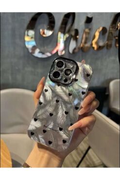 KILIF HOUSE Iphone 13 Uyumlu Taşlı Lens Koruyuculu Desenli Kılıf