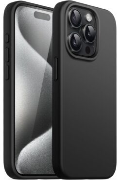 Fibaks Apple Iphone 15 Pro Uyumlu Kılıf Kadife Lansman Soft Yumuşak Liquid Silikon Kamera Korumalı Kapak