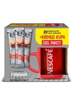 Nescafe 2 si 1 arada 20 li bardak hediyeli