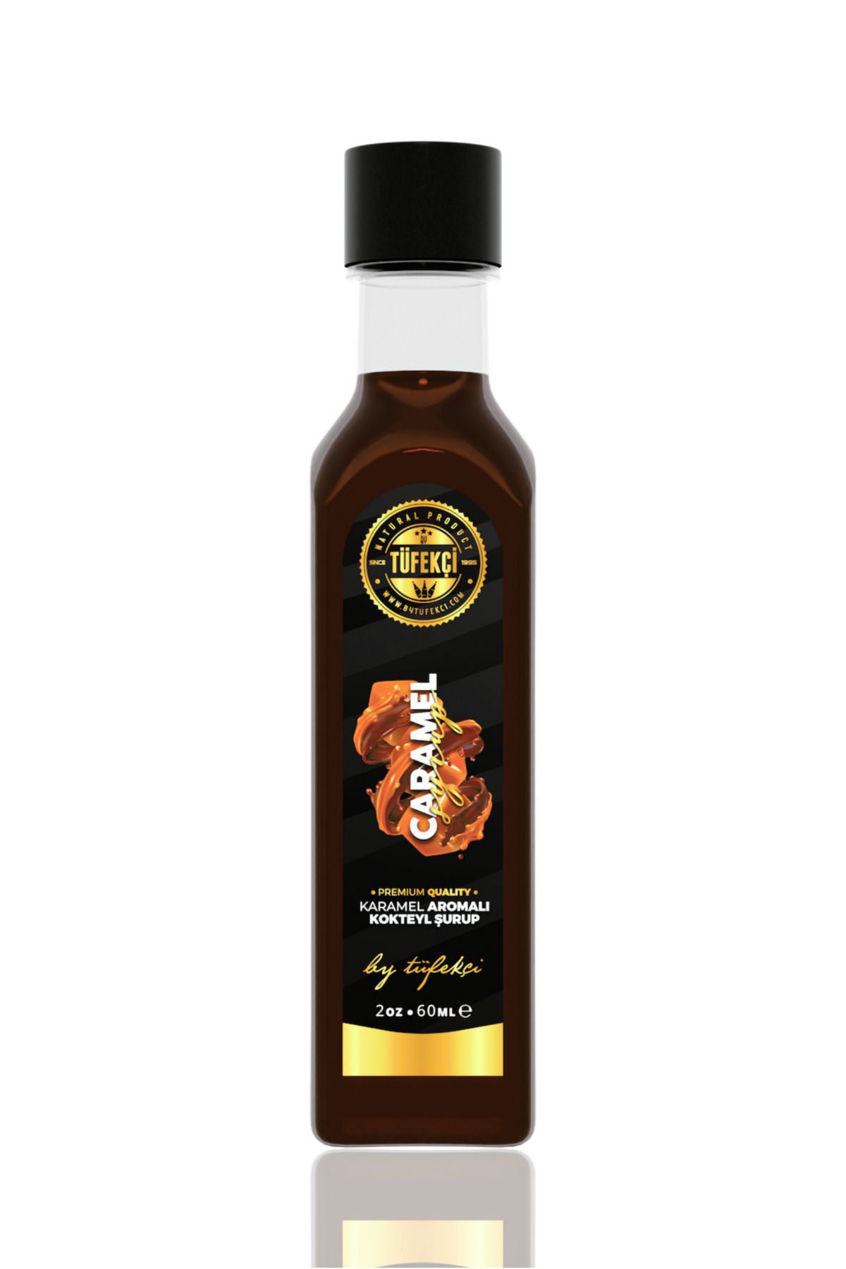 By Tüfekçi 5'li Özel Seri Şurup (KARAMEL,BALKABAĞI,BEYAZ ÇİKOLATA,CHOCOLATE COKİES, CHAİ TEA) 5x60ml - Görsel 3