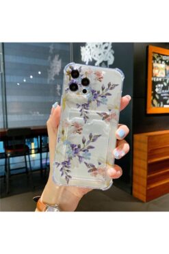 gaga elektronik Iphone 14 Pro Max Şefaf Kartlıklı Antishock Kamera Korumalı Kılıf (başlıkla Uyumlu Model)