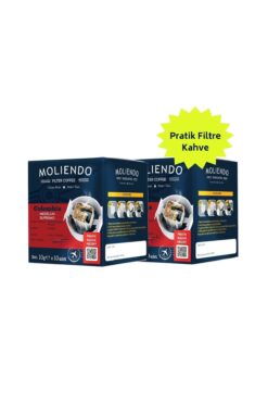 Moliendo Colombia Medellin Supremo Pratik Filtre Kahve Avantaj Paketi 2*10 Toplam 20 Adet