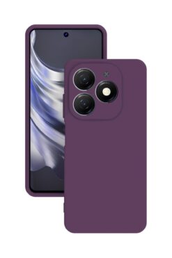 TECNO Spark 20 Pro Uyumlu Kılıf Kamera Korumalı Silikon Zore Biye Arka Kapak