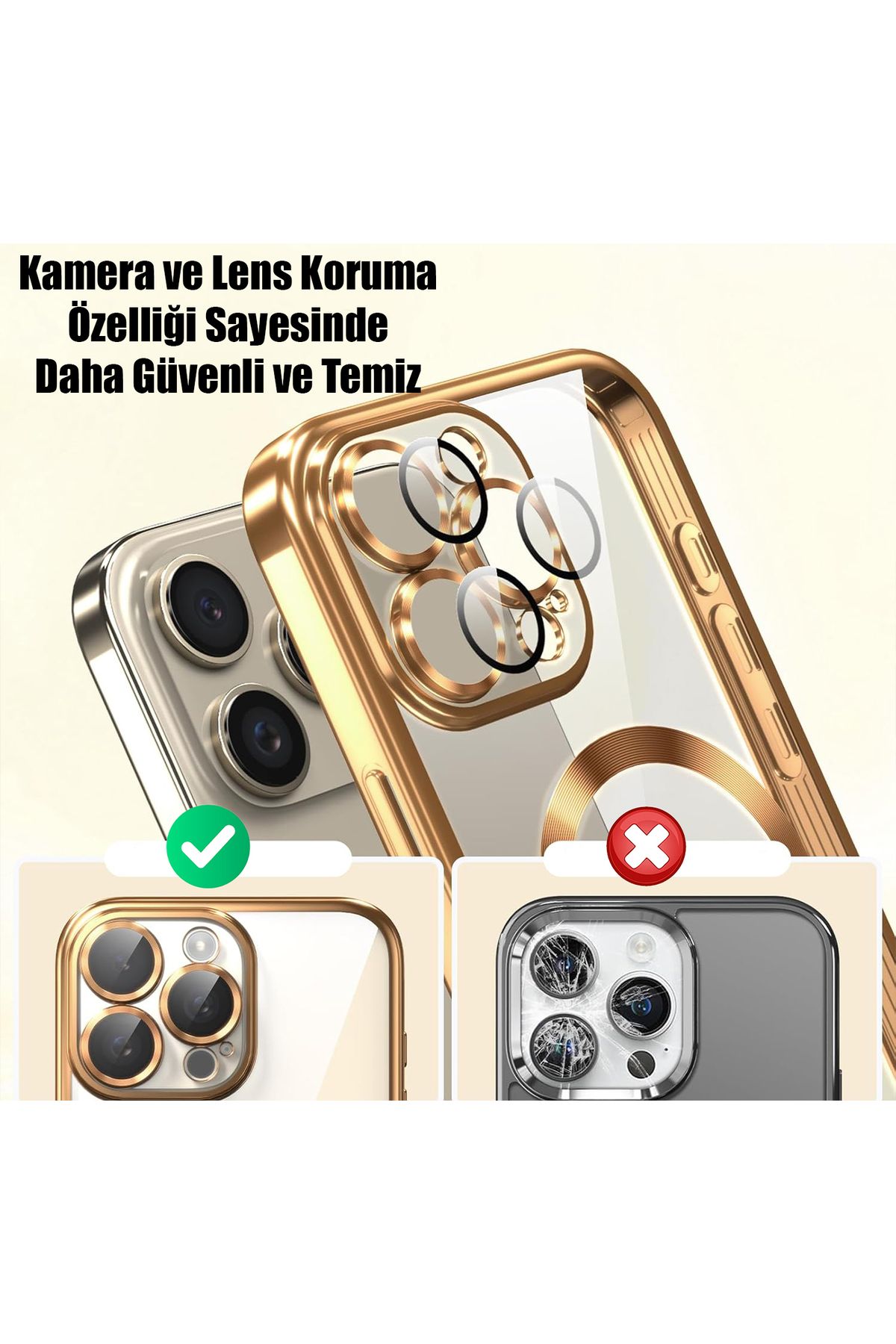 Dexmon İphone 16 Pro Uyumlu Kılıf Kamera Lens Ve Hoparlör Toz Korumalı Magsafe Şarj Özellikli Esnek Silikon - Görsel 5