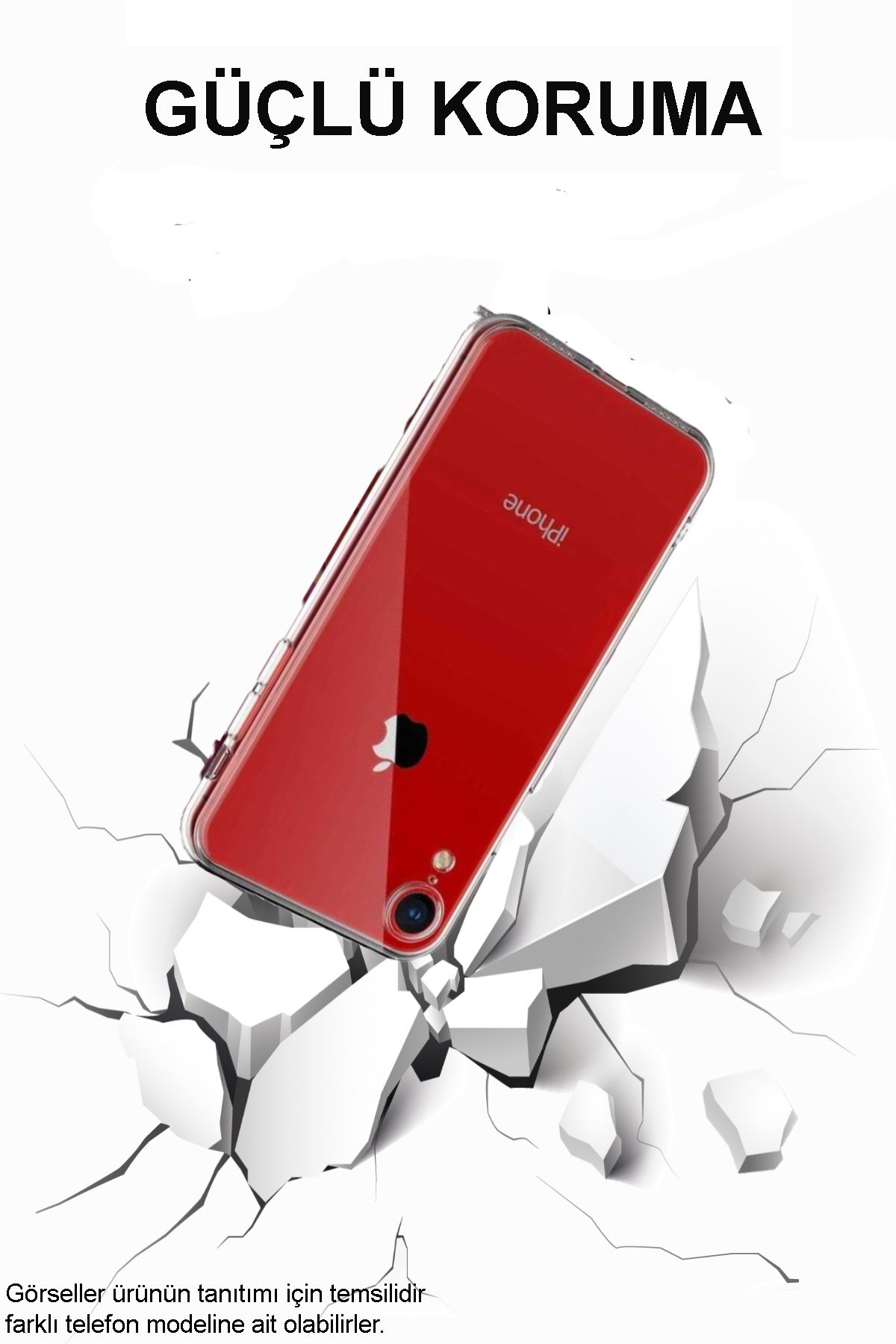 CaseWorld Tecno Camon 30 ile Uyumlu Kapak Kamera Korumalı Süper Silikon Şeffaf Kılıf - Görsel 2