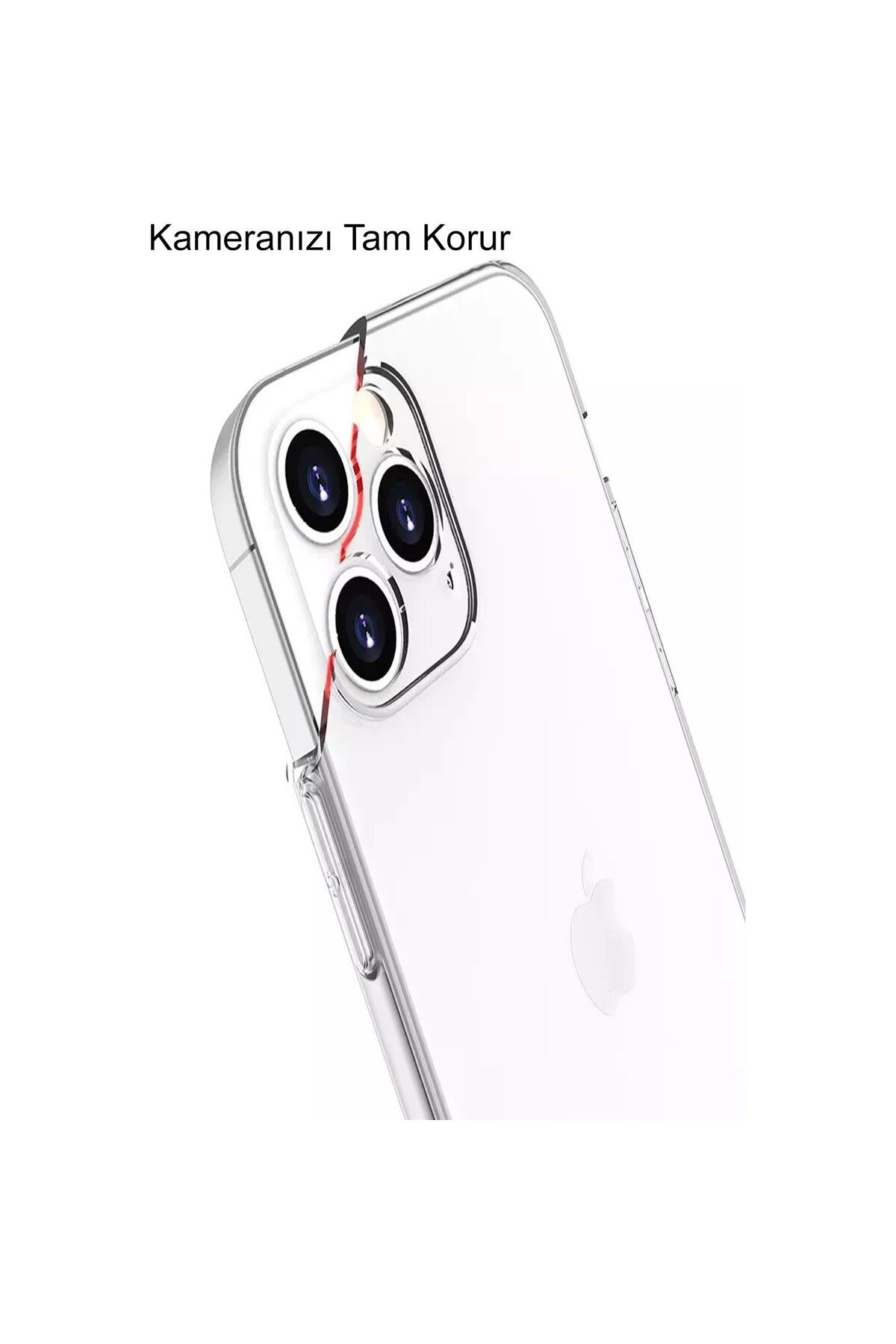 CaseWorld Tecno Camon 30 ile Uyumlu Kapak Kamera Korumalı Süper Silikon Şeffaf Kılıf - Görsel 5